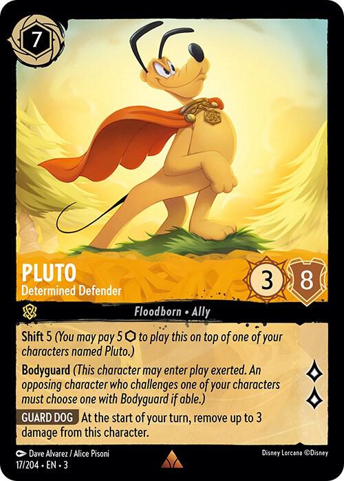 Pluto - Determined Defender 17/204 card from Into the Inklands