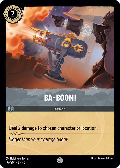 Ba-Boom! 196/204 card from Into the Inklands