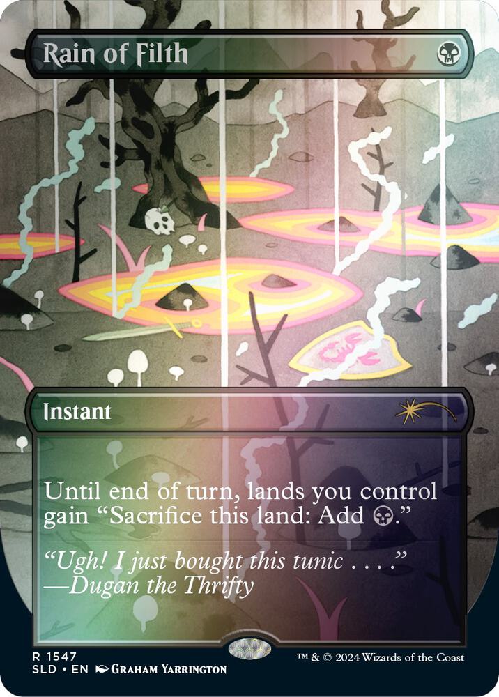 Rain of Filth (Rainbow Foil) 1547 card from Secret Lair Drop Series