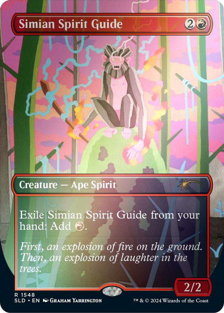 Simian Spirit Guide (Rainbow Foil) 1548 card from Secret Lair Drop Series