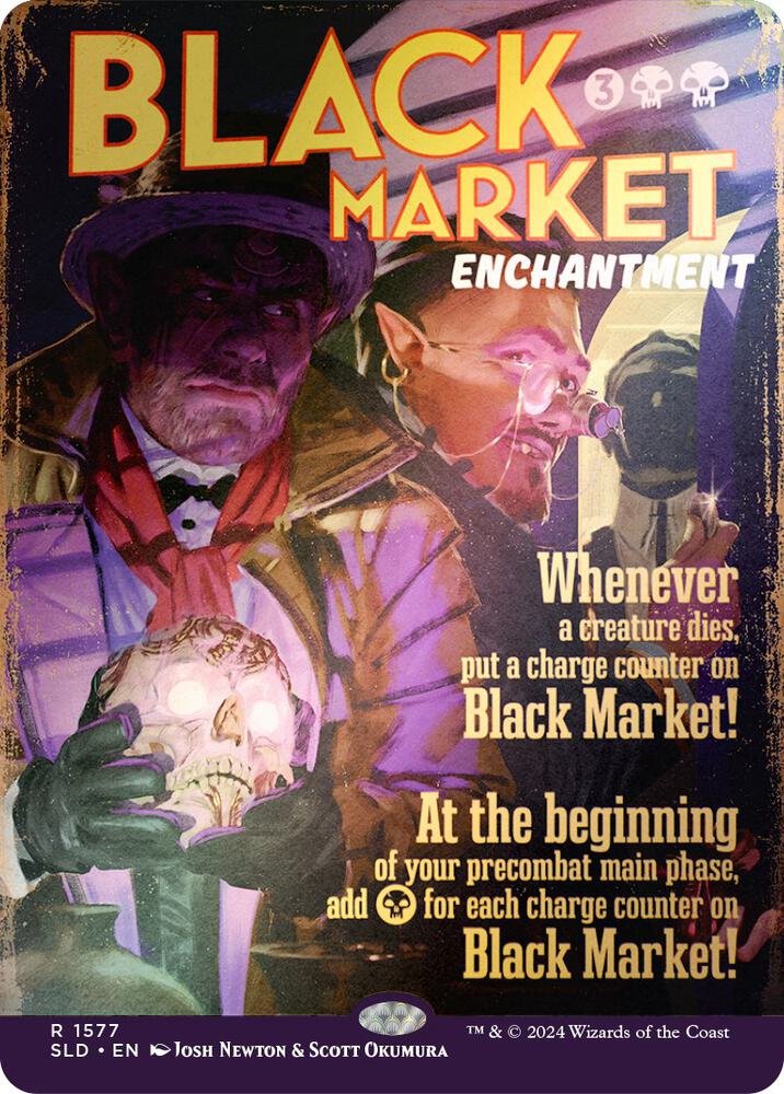Black Market (Rainbow Foil) 1577 card from Secret Lair Drop Series