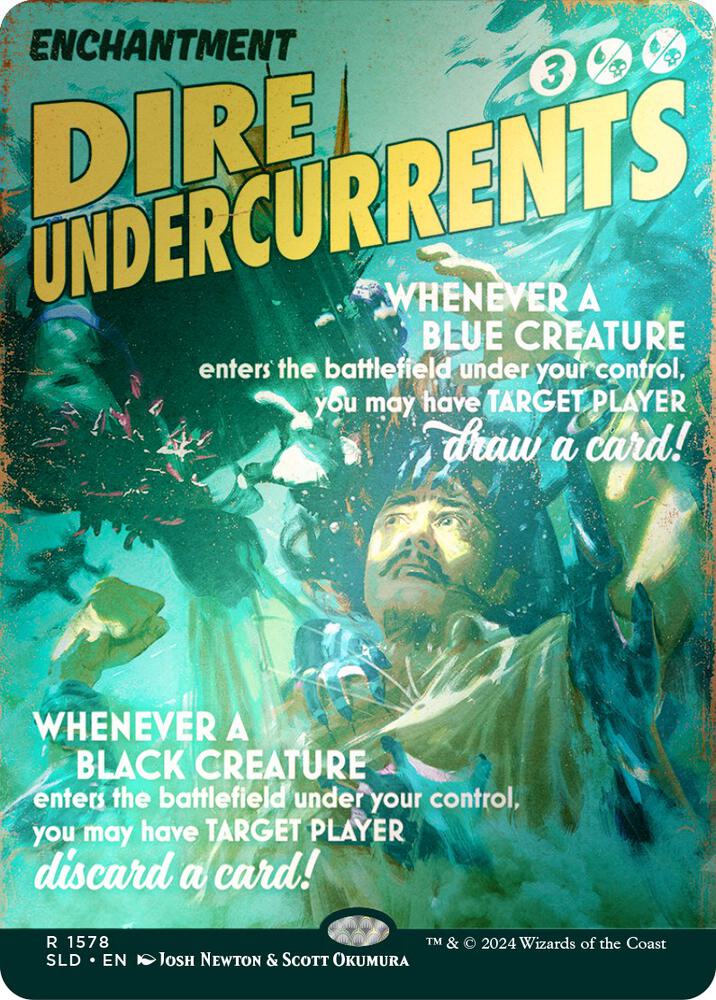 Dire Undercurrents (Rainbow Foil) 1578 card from Secret Lair Drop Series