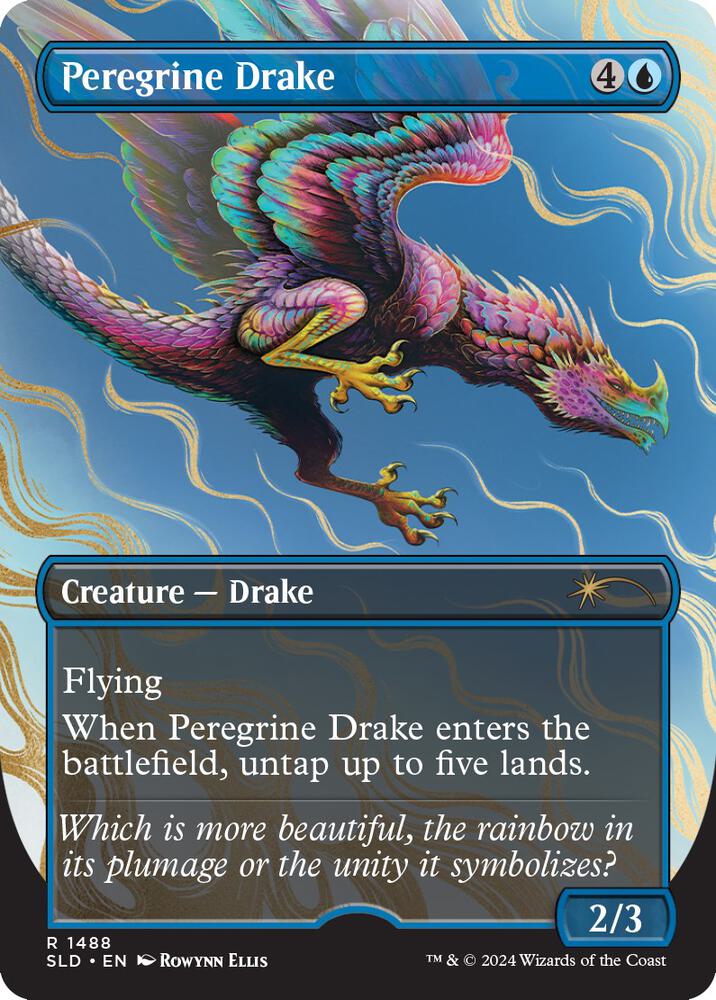 Peregrine Drake 1488 card from Secret Lair Drop Series