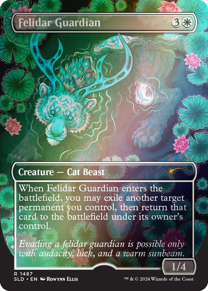 Felidar Guardian (Rainbow Foil) 1487 card from Secret Lair Drop Series