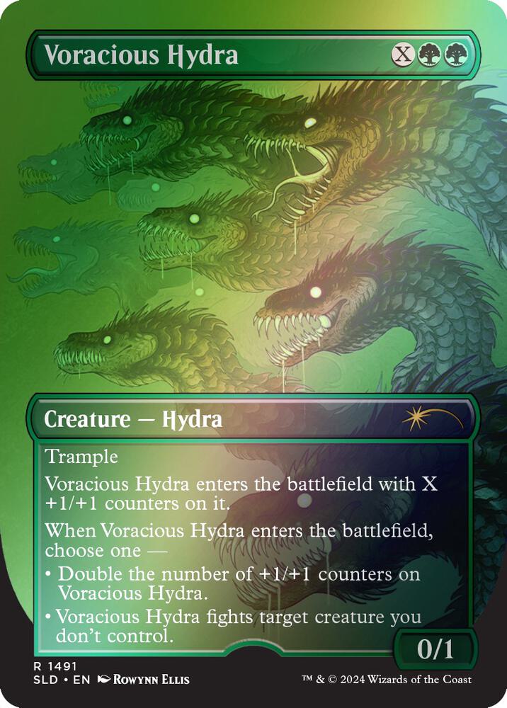 Voracious Hydra (Rainbow Foil) 1491 card from Secret Lair Drop Series