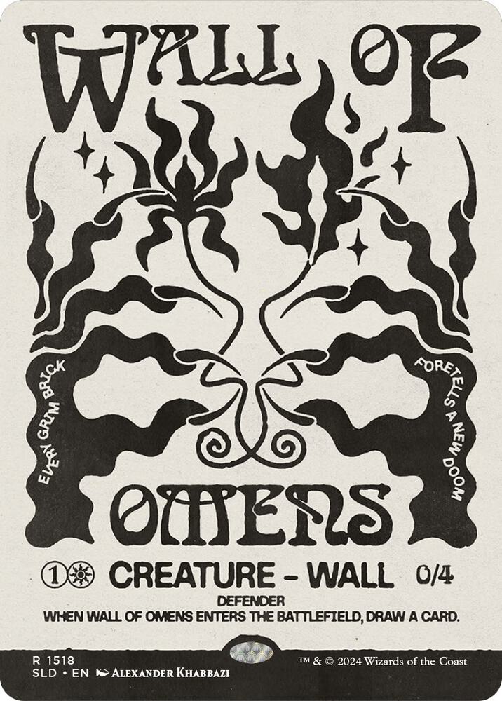 Wall of Omens 1518 card from Secret Lair Drop Series
