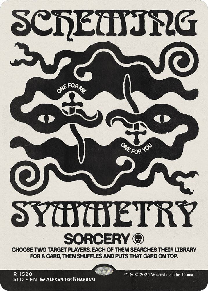 Scheming Symmetry 1520 card from Secret Lair Drop Series