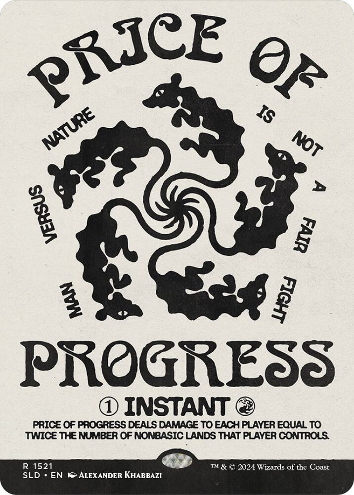Price of Progress 1521 card from Secret Lair Drop Series