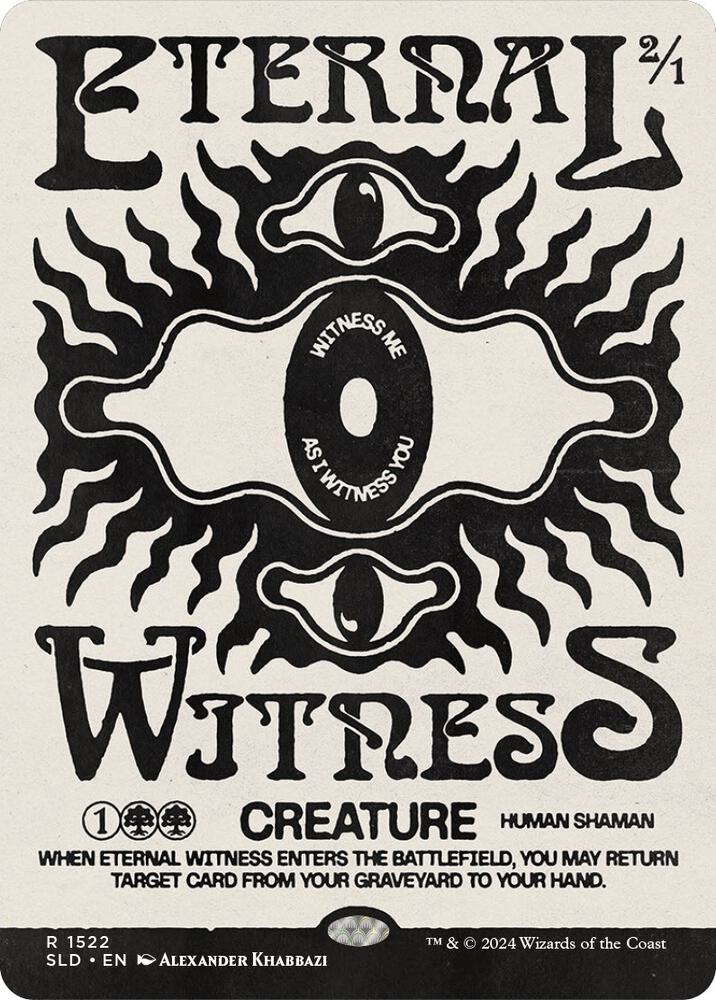 Eternal Witness 1522 card from Secret Lair Drop Series