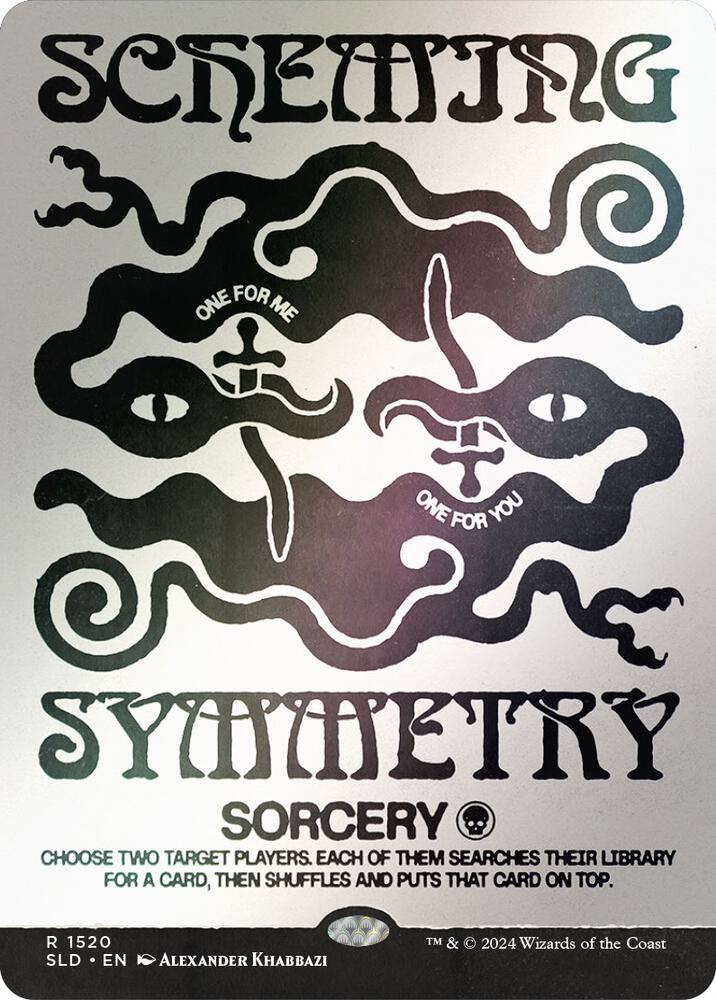 Scheming Symmetry (Rainbow Foil) 1520 card from Secret Lair Drop Series