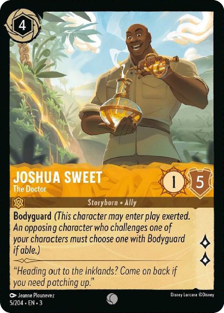 Joshua Sweet - The Doctor 5/204 card from Into the Inklands