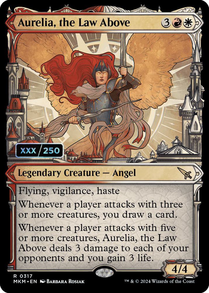 Aurelia, the Law Above (Serial Numbered) 317 card from Murders at Karlov Manor