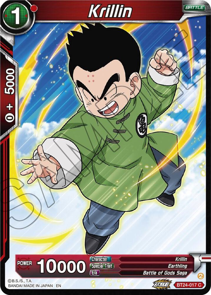 Krillin BT24-017 card from Beyond Generations