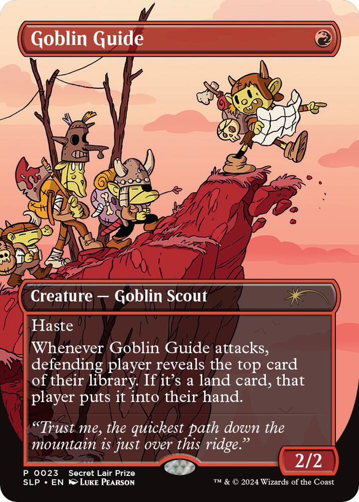 Goblin Guide 23 card from Secret Lair Showdown