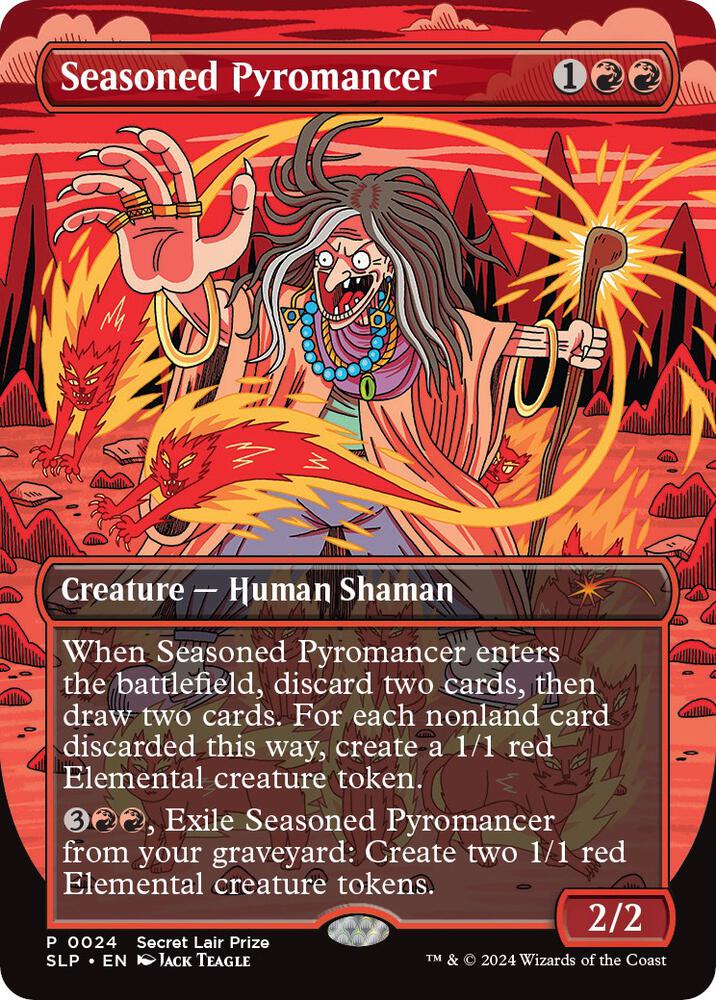 Seasoned Pyromancer 24 card from Pro Tour Promos