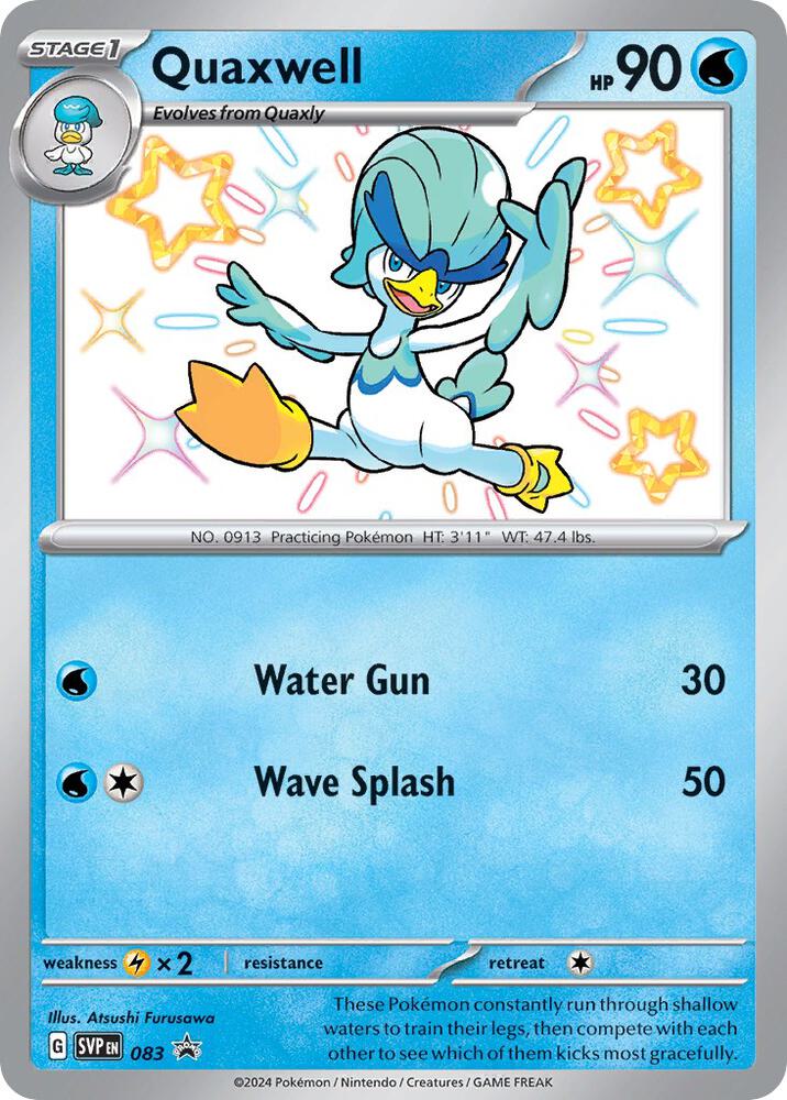 Quaxwell 083 card from SV: Scarlet & Violet Promo Cards