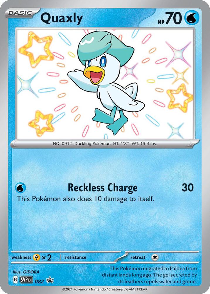 Quaxly 082 card from SV: Scarlet & Violet Promo Cards