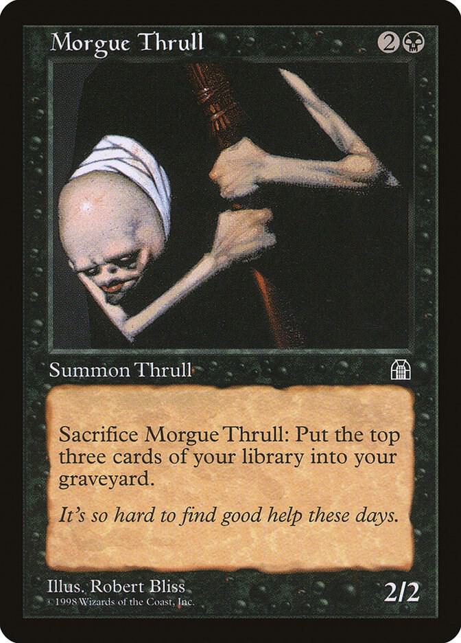 Morgue Thrull card from Stronghold