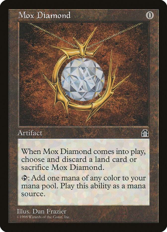 Mox Diamond card from Stronghold