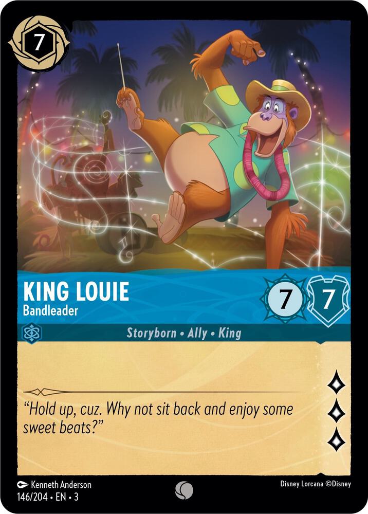 King Louie - Bandleader 146/204 card from Into the Inklands
