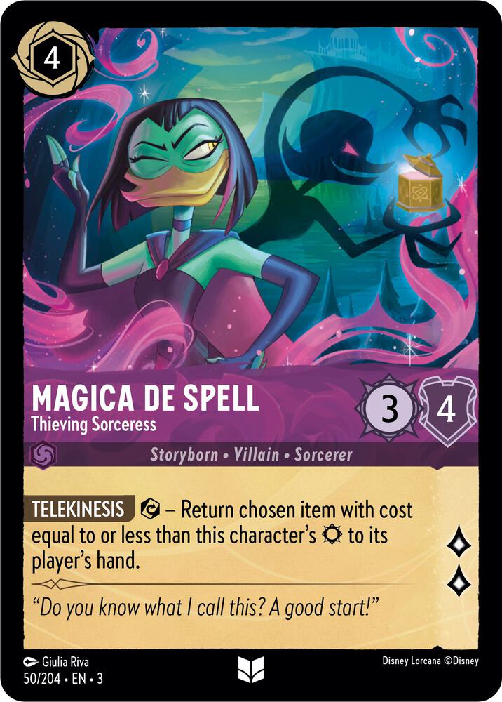 Magica De Spell - Thieving Sorceress 50/204 card from Into the Inklands