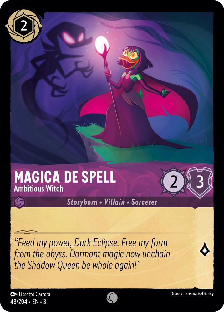 Magica De Spell - Ambitious Witch 48/204 card from Into the Inklands
