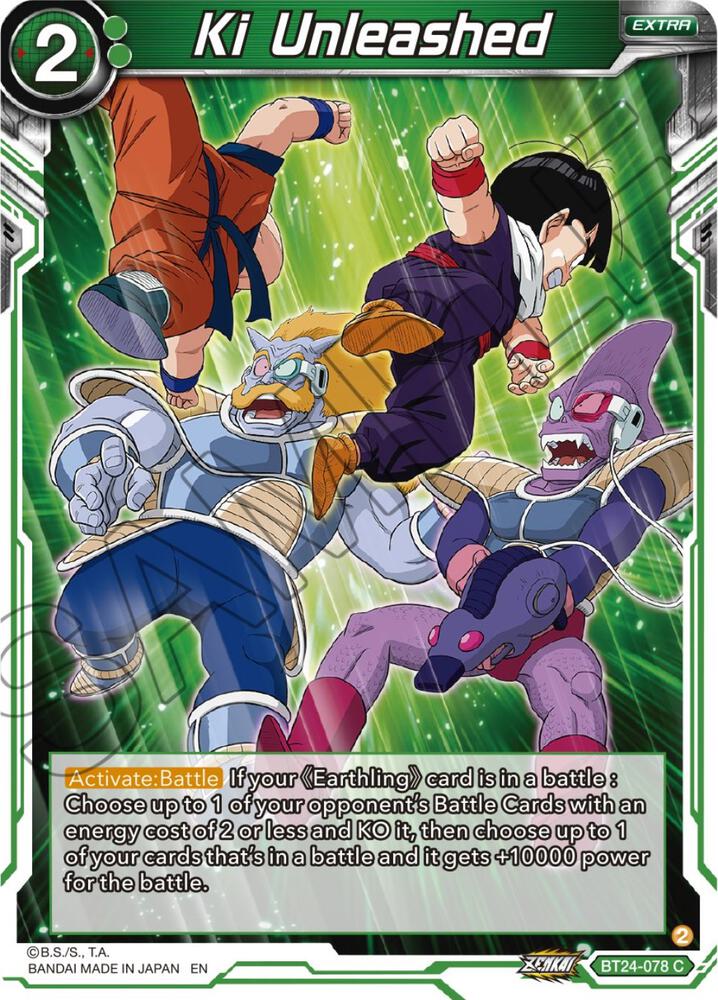 Ki Unleashed BT24-078 card from Beyond Generations