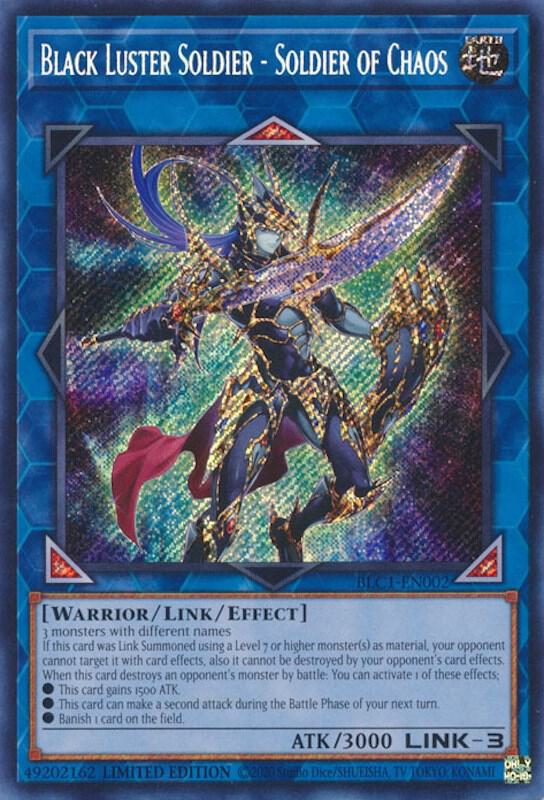 Black Luster Soldier - Soldier of Chaos BLC1-EN002 card from Battles of Legend: Chapter 1