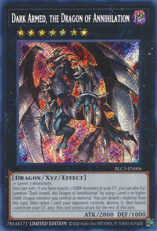 Dark Armed, the Dragon of Annihilation BLC1-EN006 card from Battles of Legend: Chapter 1
