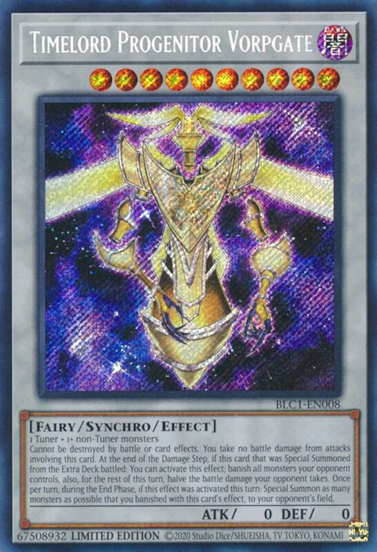 Timelord Progenitor Vorpgate BLC1-EN008 card from Battles of Legend: Chapter 1