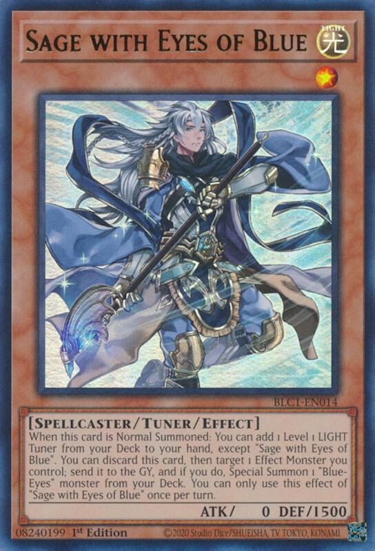 Sage with Eyes of Blue BLC1-EN014 card from Battles of Legend: Chapter 1