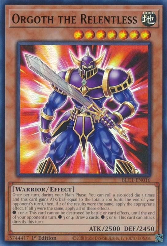 Orgoth the Relentless BLC1-EN016 card from Battles of Legend: Chapter 1