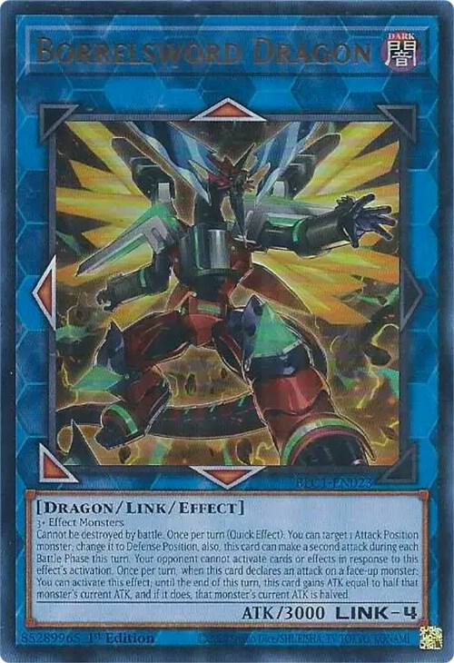 Borrelsword Dragon (Alternate Art) BLC1-EN023 card from Battles of Legend: Chapter 1
