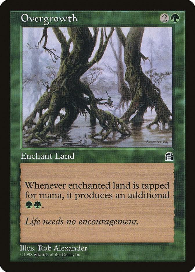 Overgrowth card from Stronghold