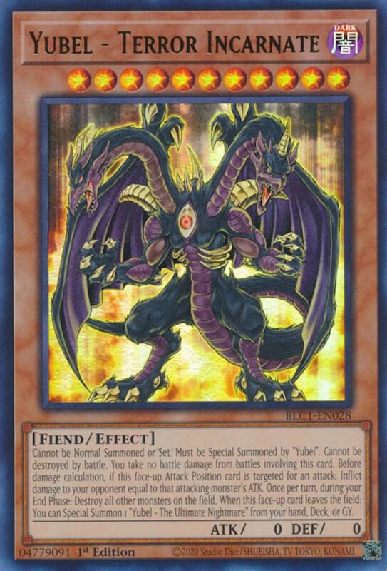 Yubel - Terror Incarnate BLC1-EN028 card from Battles of Legend: Chapter 1