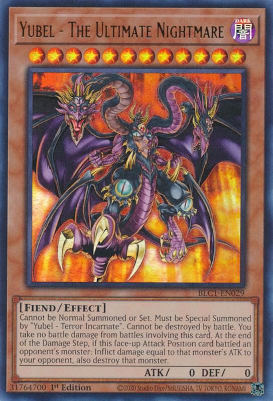 Yubel - The Ultimate Nightmare BLC1-EN029 card from Battles of Legend: Chapter 1