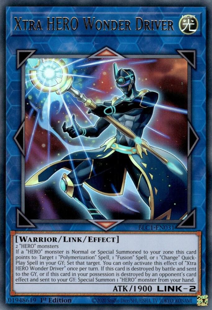 Xtra HERO Wonder Driver BLC1-EN031 card from Battles of Legend: Chapter 1