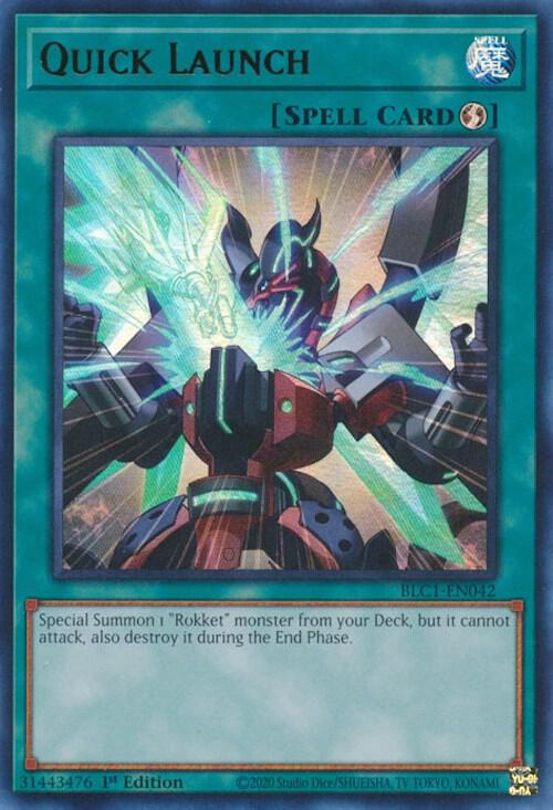 Quick Launch BLC1-EN042 card from Battles of Legend: Chapter 1