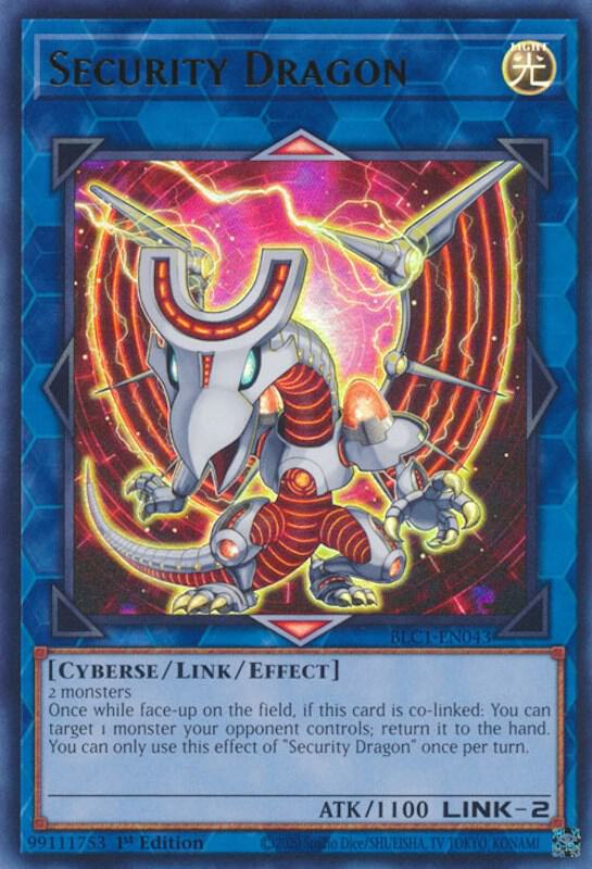 Security Dragon BLC1-EN043 card from Battles of Legend: Chapter 1