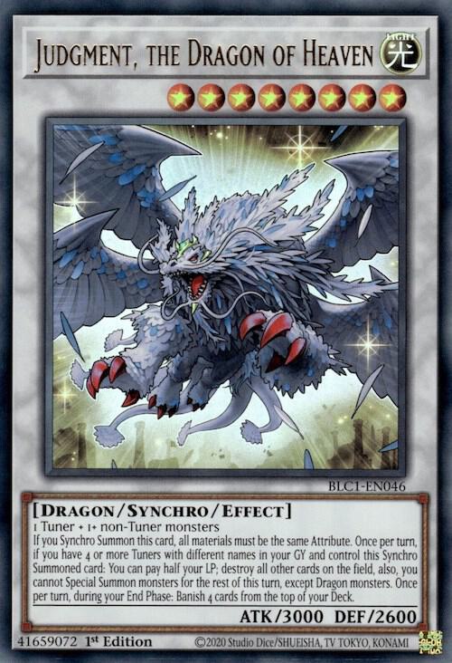 Judgment, the Dragon of Heaven BLC1-EN046 card from Battles of Legend: Chapter 1