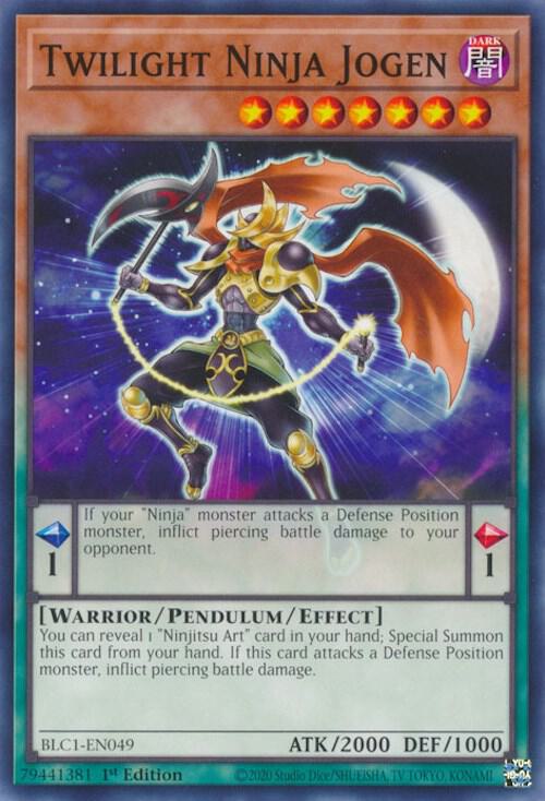 Twilight Ninja Jogen BLC1-EN049 card from Battles of Legend: Chapter 1