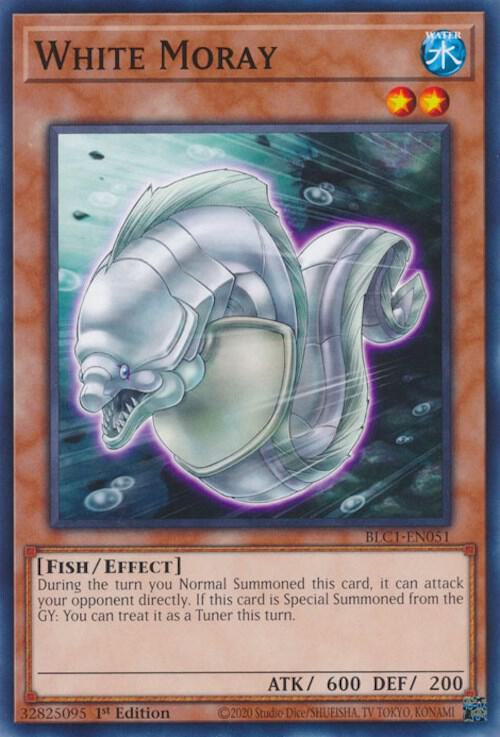 White Moray BLC1-EN051 card from Battles of Legend: Chapter 1