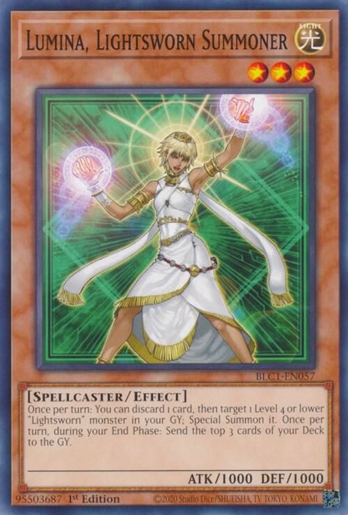 Lumina, Lightsworn Summoner BLC1-EN057 card from Battles of Legend: Chapter 1