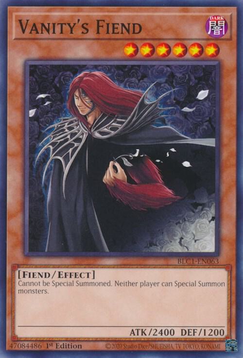 Vanity's Fiend BLC1-EN063 card from Battles of Legend: Chapter 1