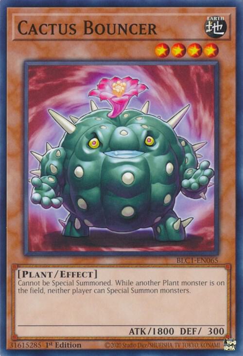 Cactus Bouncer BLC1-EN065 card from Battles of Legend: Chapter 1