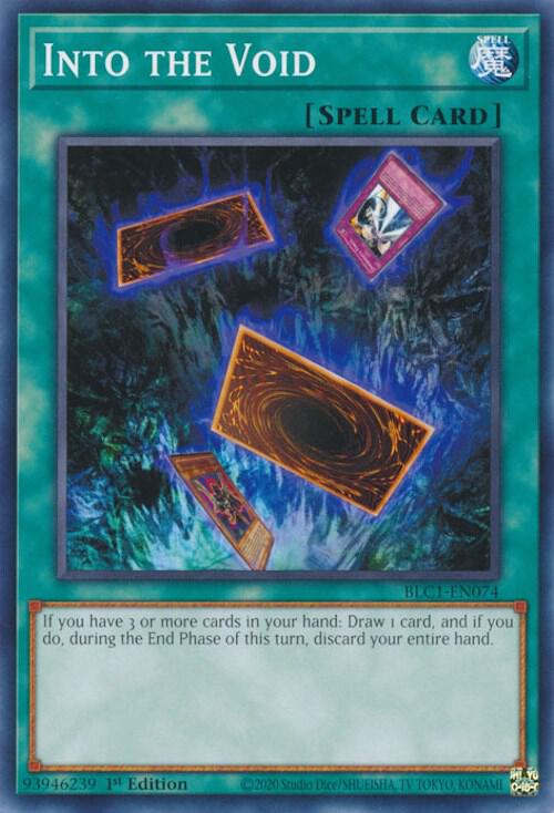 Into the Void BLC1-EN074 card from Battles of Legend: Chapter 1