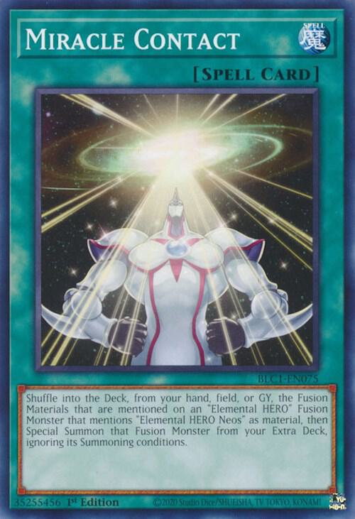 Miracle Contact BLC1-EN075 card from Battles of Legend: Chapter 1