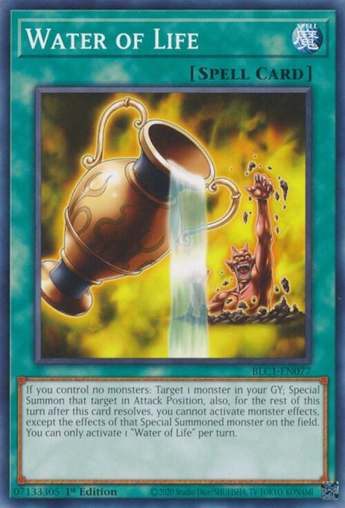 Water of Life BLC1-EN077 card from Battles of Legend: Chapter 1