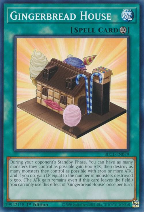 Gingerbread House BLC1-EN079 card from Battles of Legend: Chapter 1