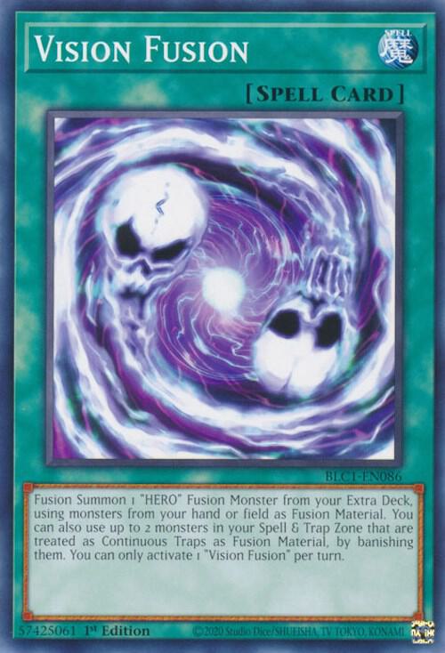 Vision Fusion BLC1-EN086 card from Battles of Legend: Chapter 1